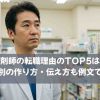 薬剤師の転職理由のTOP5は？応募先別の作り方・伝え方も例文で解説！