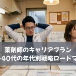薬剤師のキャリアプラン｜20〜40代の年代別戦略ロードマップ